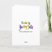 Aangepaste nieuwe baby baby kaart (Achterkant)