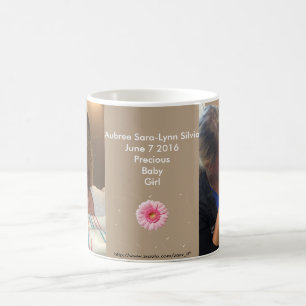 Aangepaste nieuwe babyfoto-Mok Koffiemok