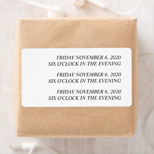 Aangepaste 'nieuwe datum' stickers voor Michelle (Insitu)