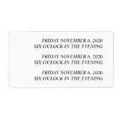 Aangepaste 'nieuwe datum' stickers voor Michelle (Voorkant)