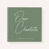 Aangepaste Nieuwe Mam Gift Minimalistisch Stijlvol Notitieboek (Voorkant)