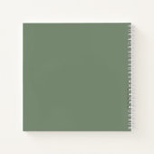 Aangepaste Nieuwe Mam Gift Minimalistisch Stijlvol Notitieboek (Achterkant)
