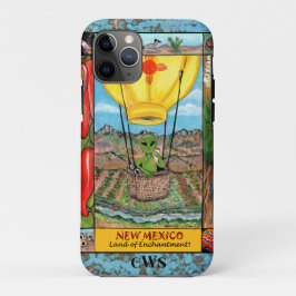 Aangepaste nieuwe Mexico Alien Balonballon Chili Z Case-Mate iPhone Case
