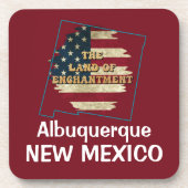Aangepaste nieuwe Mexico-status Bier Onderzetter (Voorkant)