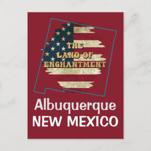 Aangepaste nieuwe Mexico-status Feestdagenkaart