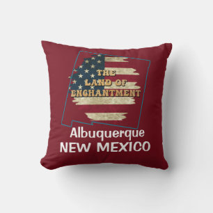 Aangepaste nieuwe Mexico-status Kussen