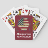 Aangepaste nieuwe Mexico-status Pokerkaarten (Achterkant)