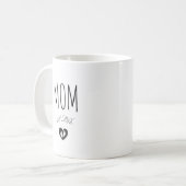 Aangepaste nieuwe moeder of nieuwe oma cadeau koffiemok (Voorkant links)