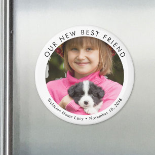 Aangepaste Nieuwe Puppy Foto Magneet