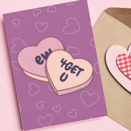 Aangepaste nieuwe Snoep hartfunctie Moderne Valent Feestdagen Kaart