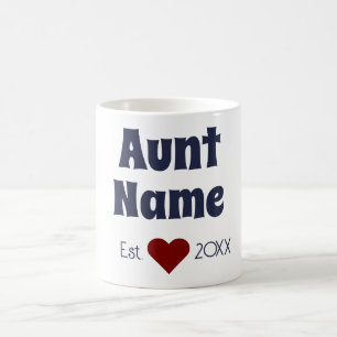 Aangepaste Nieuwe Tante Gevestigde Mok