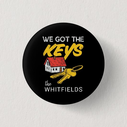 Aangepaste nieuwe thuiseigenaren die overeenkomen  ronde button 3,2 cm (Voorkant)