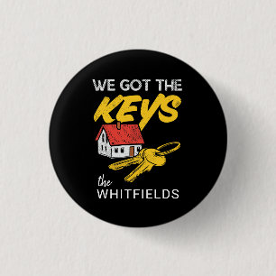 Aangepaste nieuwe thuiseigenaren die overeenkomen  ronde button 3,2 cm