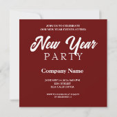 AANGEPASTE NIEUWJAAR EVENEMENTEN JAAR VAN DE DRAAK KAART (Achterkant)