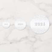 Aangepaste Nieuwjaar glitter confetti (Voorkanten)
