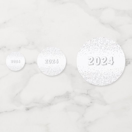 Aangepaste Nieuwjaar glitter confetti (Voorkanten)
