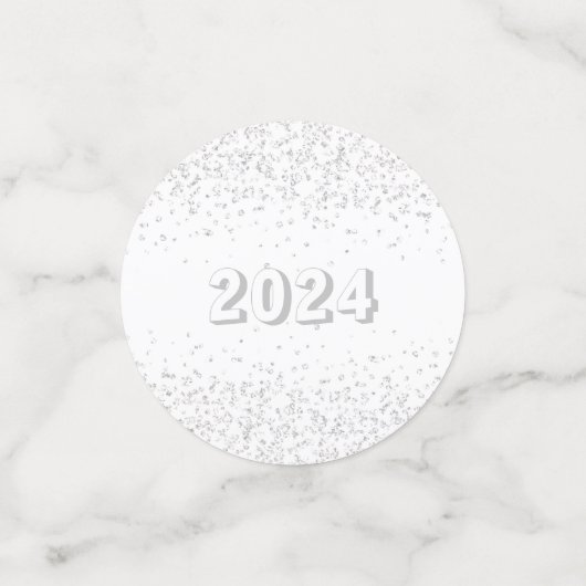 Aangepaste Nieuwjaar glitter confetti (Kleine voorkant)