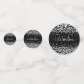 Aangepaste Nieuwjaar glitter confetti (Achterkanten)