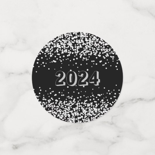 Aangepaste Nieuwjaar glitter confetti (Kleine voorkant)