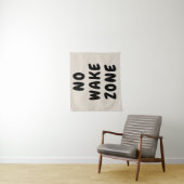 Aangepaste No Wake Zone Speelkamer Kwekerij Boho K Wandkleed (In situ)