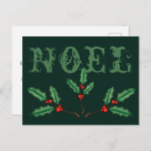 Aangepaste Noel Kerst Briefkaarten (Voorkant / Achterkant)