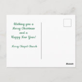 Aangepaste Noel Kerst Briefkaarten (Achterkant)