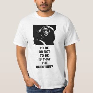 Aangepaste Noodlijdende Tekst Mannen Moderne Sjabl T-shirt