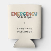 Aangepaste noodverpleegsters of verpleegkundige pe blikjeskoeler (Achterkant)