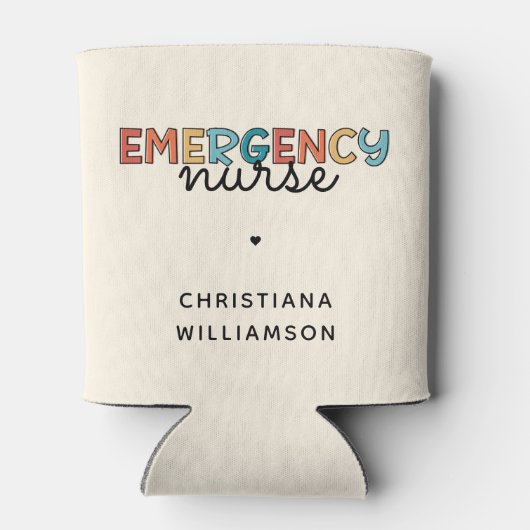 Aangepaste noodverpleegsters of verpleegkundige pe blikjeskoeler (Achterkant)