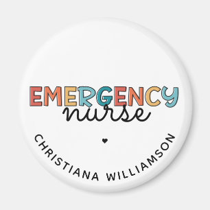 Aangepaste noodverpleegsters of verpleegkundige pe magneet