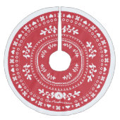 Aangepaste Noordse kerstboomrok Kerstboom Rok (Voorkant)