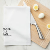 Aangepaste Noorse Vlag Hart Theedoek (Quarter Fold)