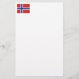 Aangepaste Noorse vlag (Noorse vlag) Briefpapier
