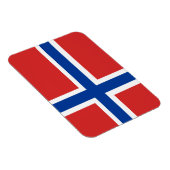 Aangepaste Noorse vlag (Norske vlag) magneet (Rechterzijde)