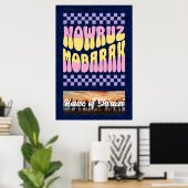 Aangepaste Noroez Perzische Nieuwjaar reünie vieri Poster (Thuiskantoor)