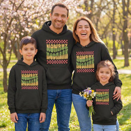Aangepaste Norooz Perzisch Nieuwjaar Familie Match Hoodie