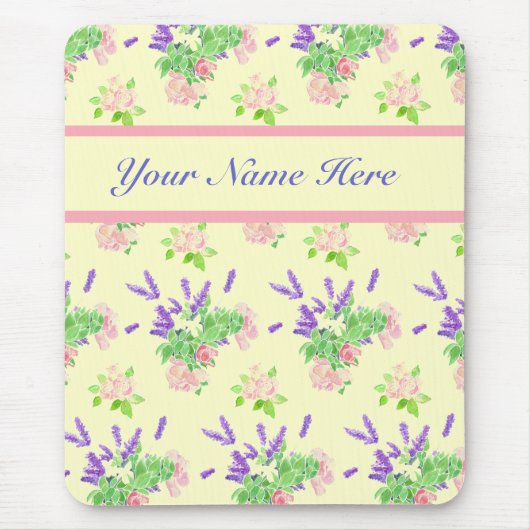 Aangepaste nostalgische scents van Summer Pattern  Muismat (Voorkant)