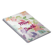 Aangepaste notebookbloemen met Waterverf voor elke Notitieboek (Rechterzijde)