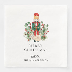 Aangepaste Notenkraker Familie Kerstscript Servet