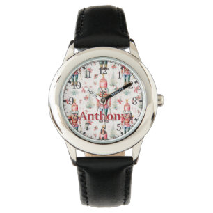 Aangepaste Notenkraker Horloge voor Kids Gift voor