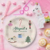 Aangepaste Notenkraker Illustratie Bruidsmeisje Bo Papieren Bordje (Feest)