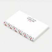 Aangepaste notitie van de schoolverpleegster post-it® notes (Schuin)