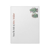 Aangepaste notitie van Teacher Personalized Notiti Notitieblok (Linkerzijde)