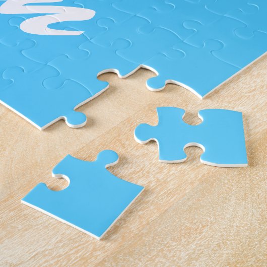 Aangepaste notitie voor naam van vak legpuzzel (Zijkant)