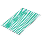 Aangepaste Notitieblok of Jotter, Emerald Dogtooth (Schuin)