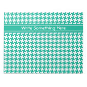 Aangepaste Notitieblok of Jotter, Emerald Dogtooth (Voorkant)