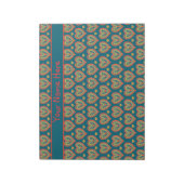 Aangepaste Notitieblok Rood, Groene Harten op Donk (Linkerzijde)