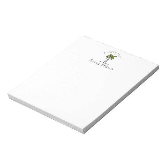 Aangepaste Notitieblokken palmbomen (Linkerzijde)