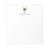 Aangepaste Notitieblokken palmbomen (Voorkant)