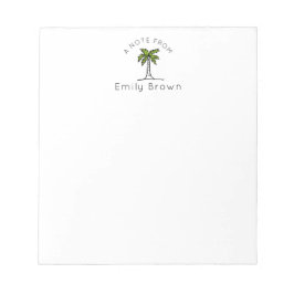 Aangepaste Notitieblokken palmbomen